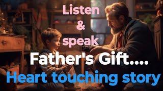 A Father and Son Heart Touching Story.. father's gift.. Learn English through story...