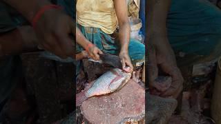 Delicious Huge Tilapia Fish Cutting Skills Live In Fish Market || #shorts #fishcutting