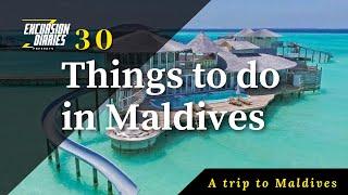 30 Things to do in Maldives in 3 minutes #maldives #honeymoon #holidaypackage #vacation #travel