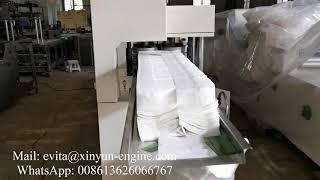 Automatic embossing restaurant dinner napkin tissue paper making machine