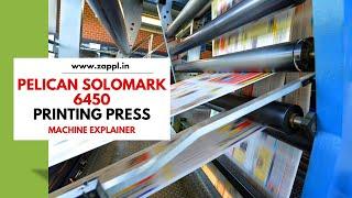 Pelican Solomark 6450 | Rotogravure Printing Press | Printing machine | ZAPPL | Zero Aperture