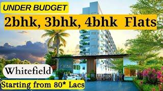 2bhk 3bhk flat under budget | under budget 2bhk 3bhk flats in Whitefield Bangalore | #flatsforsale