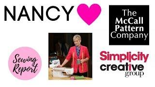 LIVE  Remembering Nancy Zieman | Simplicity / McCall's Shake-Up | SEWING REPORT