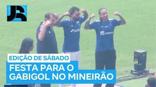 Mais de 40 mil torcedores do Cruzeiro lotam Mineirão para receber Gabigol