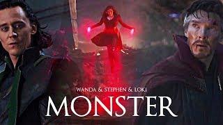  Wanda & Stephen & Loki | Monster