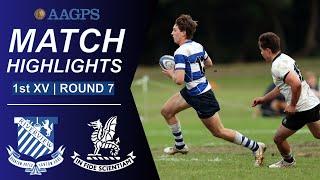 Riverview vs Newington || AAGPS Round 7 2024 || 1st XV Highlights