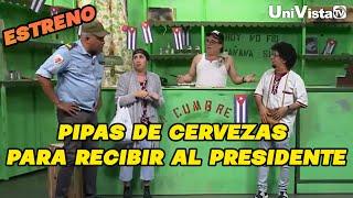 La Bodega Made in Cuba "ESTRENO" Pipas de cerveza para recibir al presidente