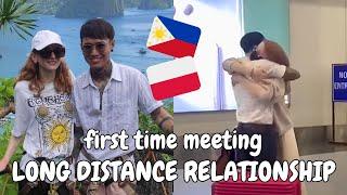 Long Distance Relationship - meeting for the FIRST TIME! Polish  Filipino 