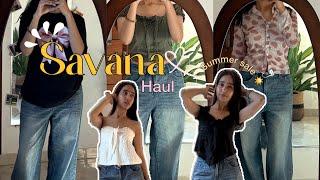 SAVANA Haul || *pinterest approved tops , jeans and many more !