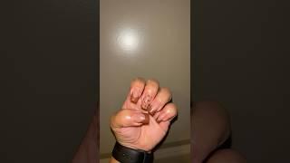 Let’s fix these crusty nails. #gelxnails#sahmlife#brownvibes#tips#cowprint#shortsvideo