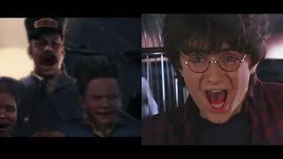 The Polar Express Glacier Gulch vs. Harry Potter Flying Car 