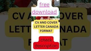 Free download Canada cover letter and cv #shortsyoutube #ytshorts #youtube #visa tutor