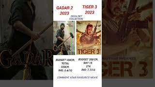 Gadar 2 VS Tiger 3 #shorts #gadar2  #tiger 3