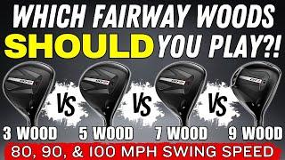 Which Fairways SHOULD You Play? So Many GET THIS WRONG!!...(Mulitple Swing Speeds Comparison)