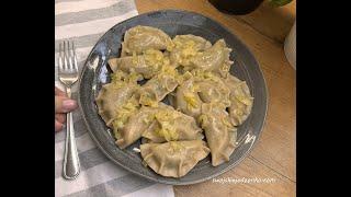 Spelt dumplings with lentils, a simple recipe for a delicious dinner #dumplings #dinner