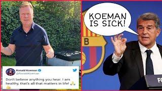 The 'DIRTY' Exchange Between Ronald Koeman & Joan Laporta | Barcelona News