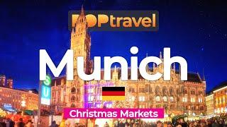 MUNICH, Germany  - Christmas Markets - 4K HDR with captions