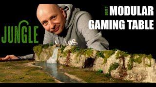 Tabletop Terrain: Modular Jungle Gamingtable Pt.1