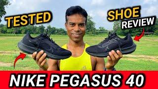 NIKE PEGASUS 40 SHOE REVIEW (HINDI)  TEST and TRIED HONEST SHOE REVIEW % #shoereview #nike