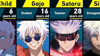 Evolution of Gojo Satoru in Jujutsu Kaisen