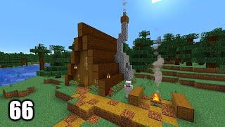 I Built a Starter Log Cabin in the Taiga Biome | Minecraft 1.21 Chill Let's Play