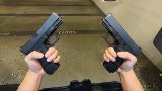 Glock 30SF vs Glock 29SF - with Pachmayr Mag Sleeves / Grip Extenders (.45ACP vs 10mm)