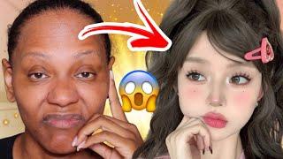 Korean Makeup Transformation Asian Without Plastic Surgery!! #makeup