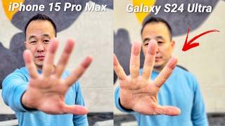 Galaxy S24 Ultra vs iPhone 15 Pro Max Camera Video Test: New King?