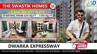 {376-279} Luxurious Society Flat Near By Metro | 2Bhk & 3Bhk Affordable Price | The Swastik Homes