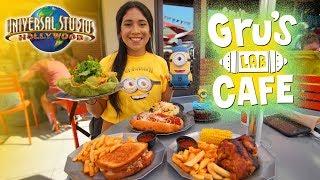 Eat like A Minion at The Gru's Lab Cafe in Universal Studios Hollywood!