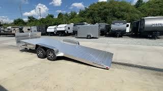 Bear Track 7x20' All Aluminum Gravity Tilt Car Hauler Trailer 7000# GW BTC81242T-070