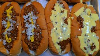 The best chili cheese hot dogs I make | James Coney Island Hot Dog recipe (my way)