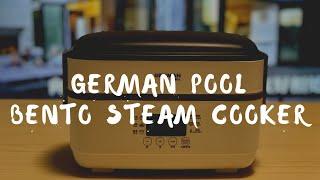 German Pool Bento Steam Cooker Unboxing and Making Egg Pudding