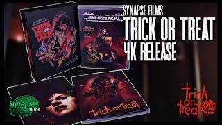 Synapse Films / Red Shirt Pictures Trick Or Treat 1986 Limited Edition 4K UHD/ Blu-ray  UNBOXING!