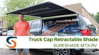 Truck Cap Retractable Shade - SureShade MTX-RV