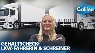 Gehaltscheck: Wie viel verdienen LKW-Fahrerin Melina und Tischler Matthias?