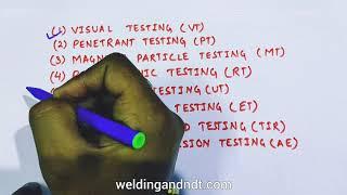 [English] Non Destructive Testing (NDT)