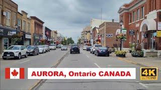 Aurora Ontario Canada Drive 4K