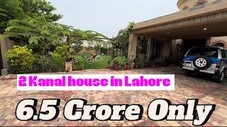 2 kanal House for sale in Lahore 6.5 crore Only