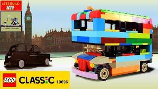 Lego 10696 MOC English Double Decker Bus  Minimalism with Lego  Save  Gift for 2025 