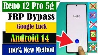 Oppo Reno 12 5g Frp bypass android 14||Oppo reno 14 google account unlock without pc |