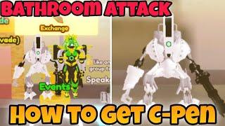 How to get C-Pen & New Update in Bathroom Attack | Roblox #roblox #BathroomAttack #game