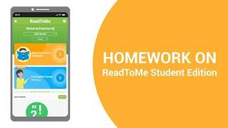 Homework on ReadToMe Student Edition | ReadToMe® | English