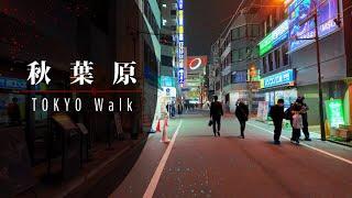 【4K】12月の夜の秋葉原