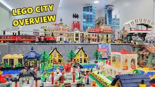 Multi-Level LEGO City Fills Entire Basement