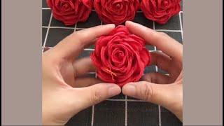  DIY Paper Rose Craft | Easy Handmade Flower Decoration