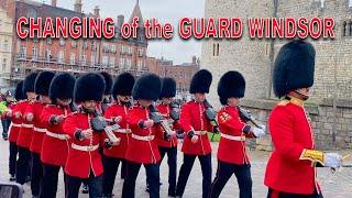 WINDSOR CASTLE GUARD 1st Battalion Welsh Guards with Pipes No. 12 Coy. Irish Guards NEW ‍️