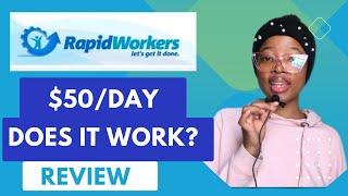 How to make money watching youtube videos with rapidworkers, step by step, the website review (2023)