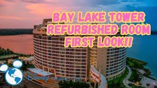 Refurbished Room Bay Lake Tower First Look! | DVC Contemporary Resort Disney World