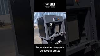 #shorts | Compresor de tornillo montado | Compresores Carroll